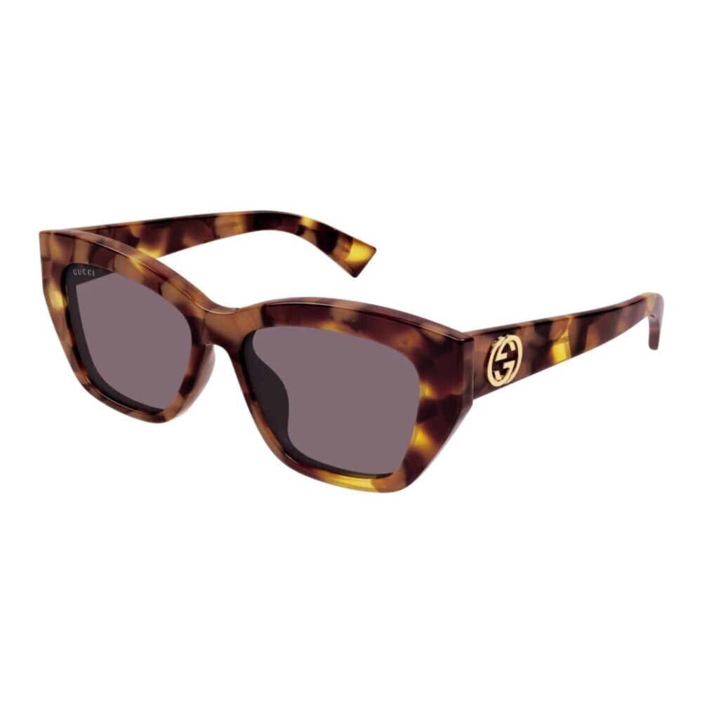 NWT Gucci GG1844SA-003 Havana 55mm Sunglasses - Picture 1 of 3